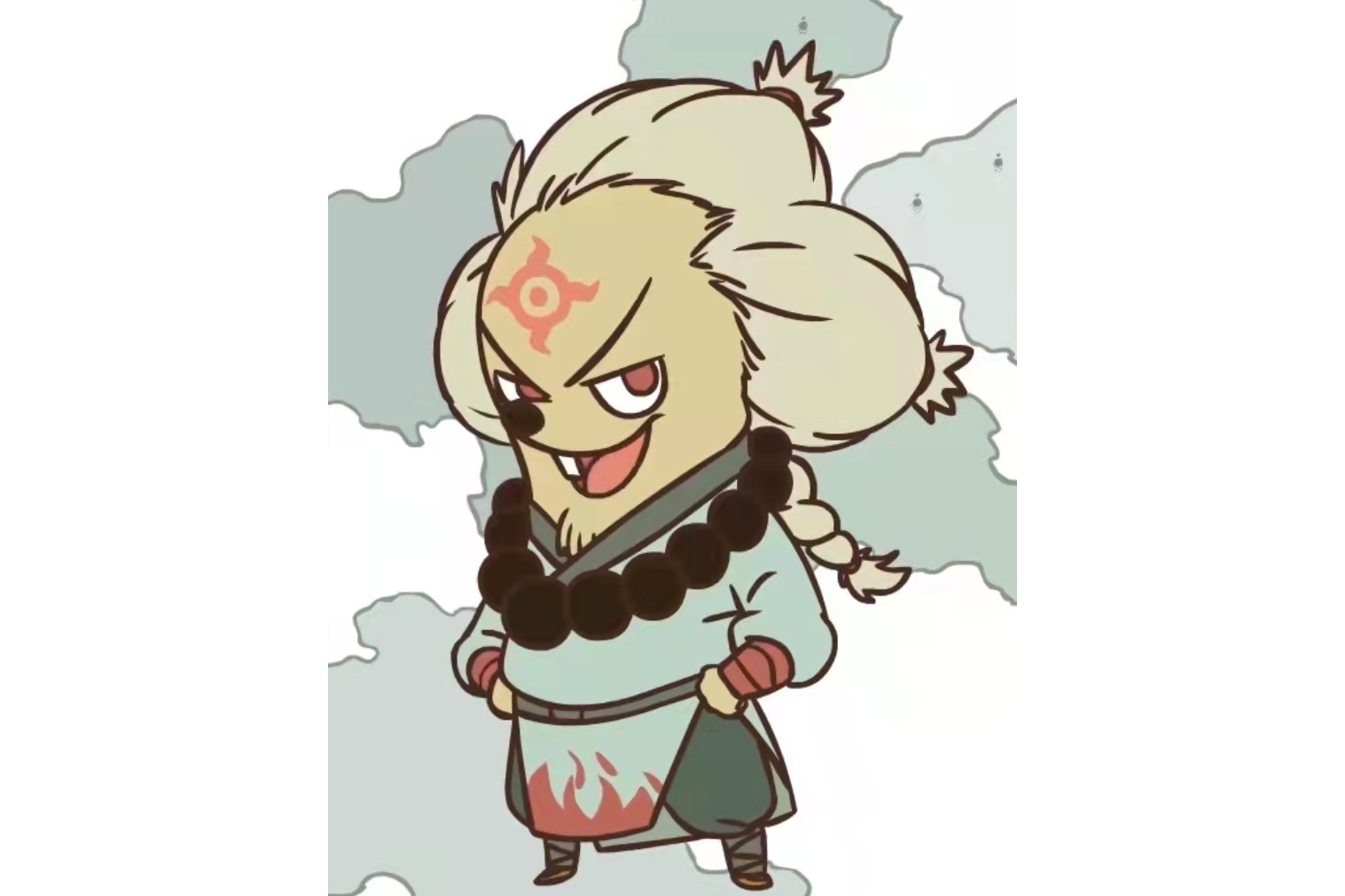 国产动画《罗小黑战记》中的男性角色,是一只老鼠形象的妖精