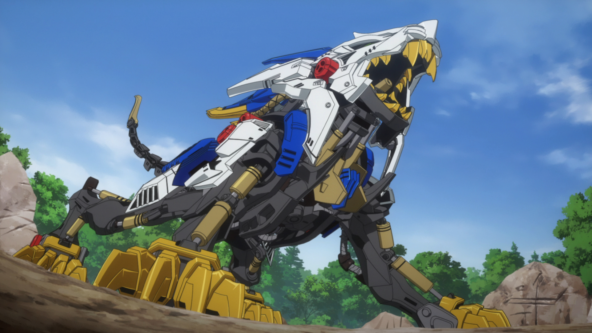  p>《索斯机兽:荒野纪》是由olm制作的,以takaratomy生产的模型玩具 a