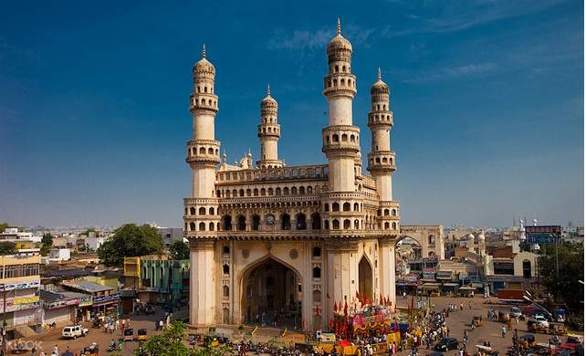  p>查米纳塔门是印度安得拉邦首府海得拉巴境内建筑 /p>