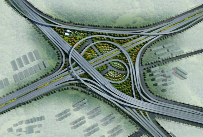 复合式互通式立体交叉