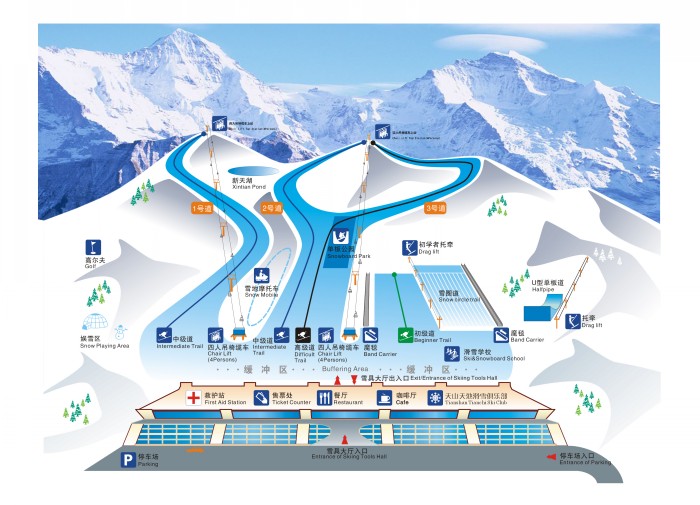 天山天池带狗旅游攻略图