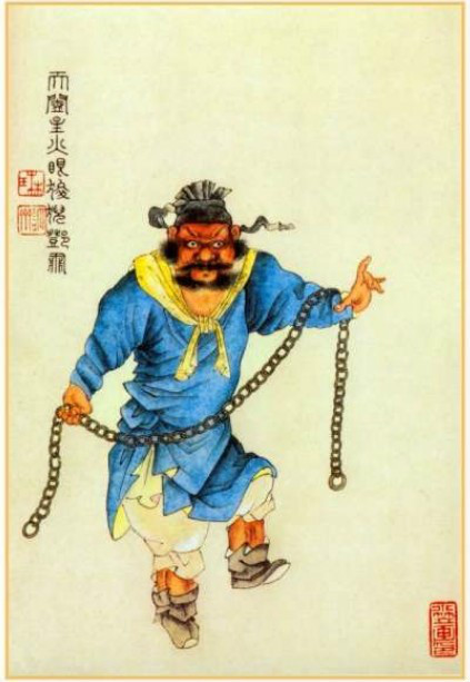 的人物,因双睛红赤,绰号 a target="_blank" href="/item/火眼狻猊/1