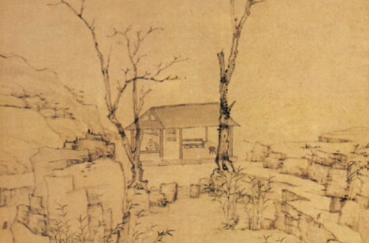 清弘仁枯槎短荻图