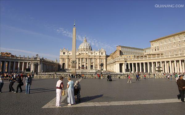 梵蒂冈原为中世纪教宗国的中心,1870年教宗国领土并入意大利后,教宗退