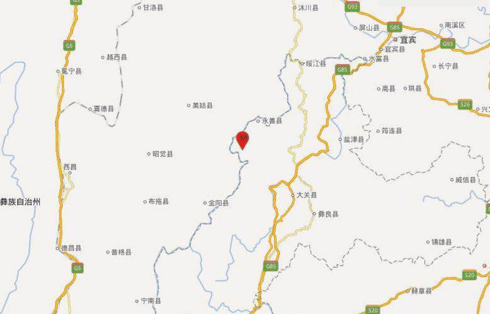  p>2019年5月16日,云南昭通市永善县发生4.7级地震,震源深度10千米.