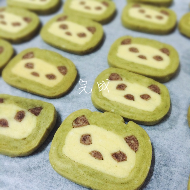 熊猫饼干曲奇小花样