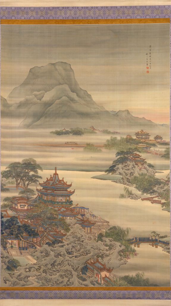《汉宫春晓图》是由清代袁耀于1767年创作的