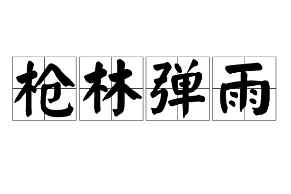 枪林弹雨