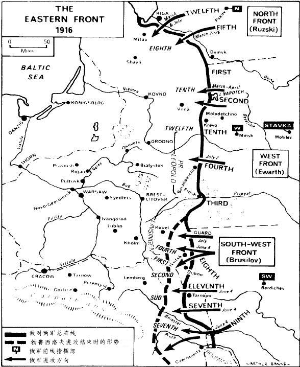  p>布鲁西洛夫突破( a target="_blank" href="/item/俄语/315852"