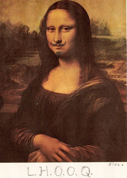 马塞尔·杜尚带胡须的蒙娜丽莎