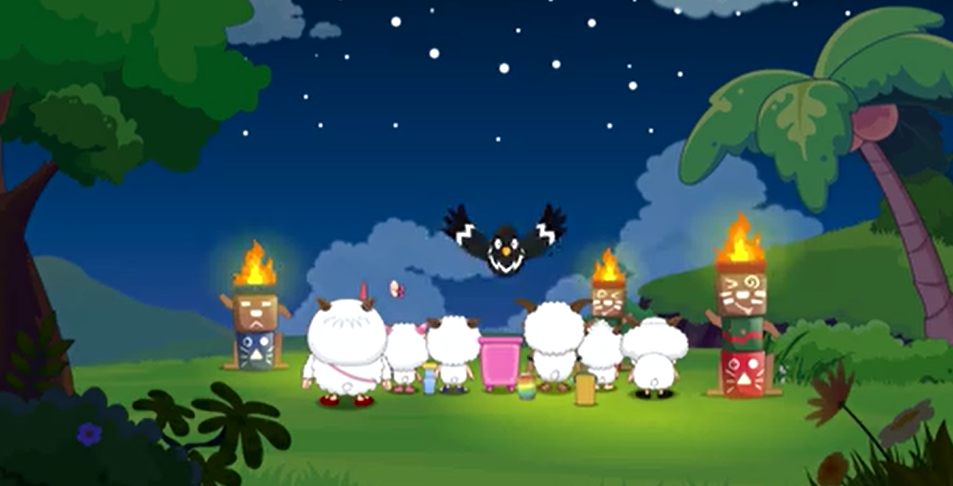  p>华丽羽衣,出自《喜羊羊与灰太狼》之衣橱大冒险的第29集,第30集.