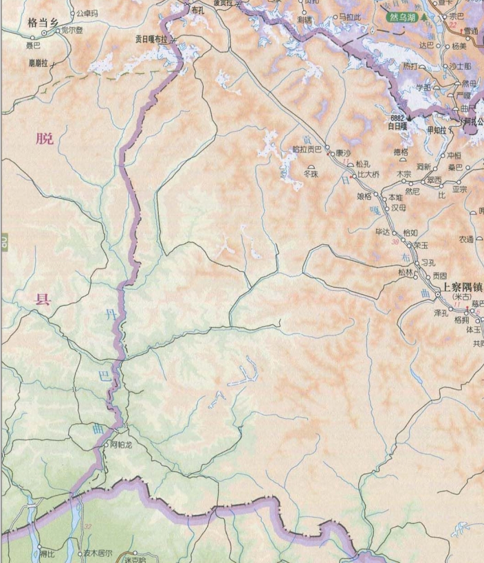 丹龙曲):位于我国 a target="_blank" href="/item/藏南地区/5372008"