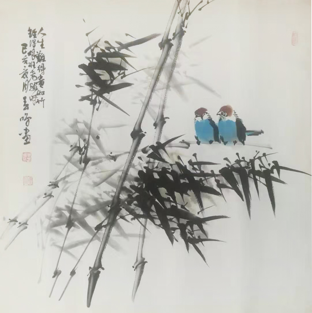  p>李春鸣字晓晨,安徽太和人,中国花鸟画家,皖北画院理事长.