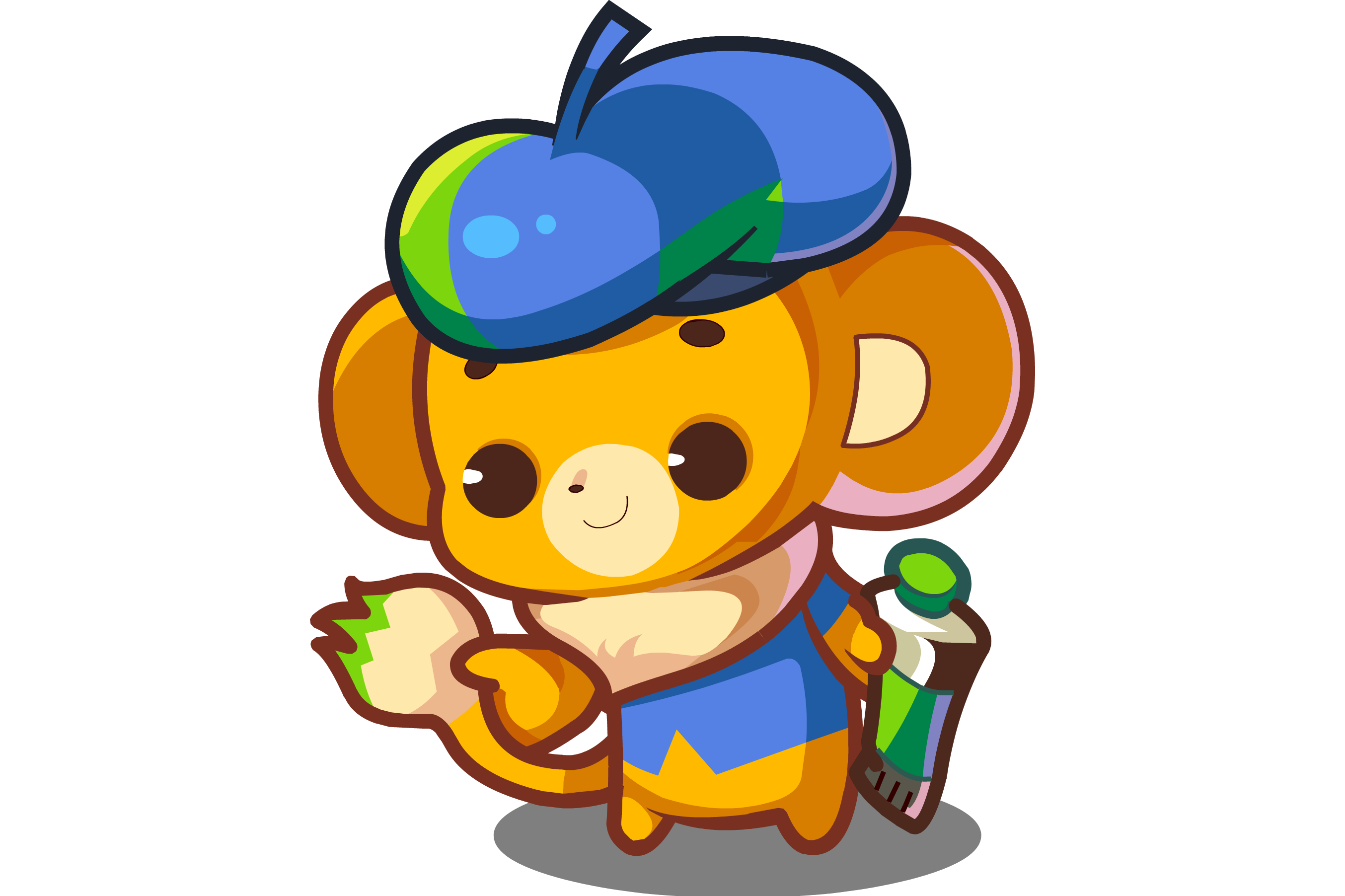 ">画家小熊,游戏《 a target="_blank" href="/item/洛克王国/67258"