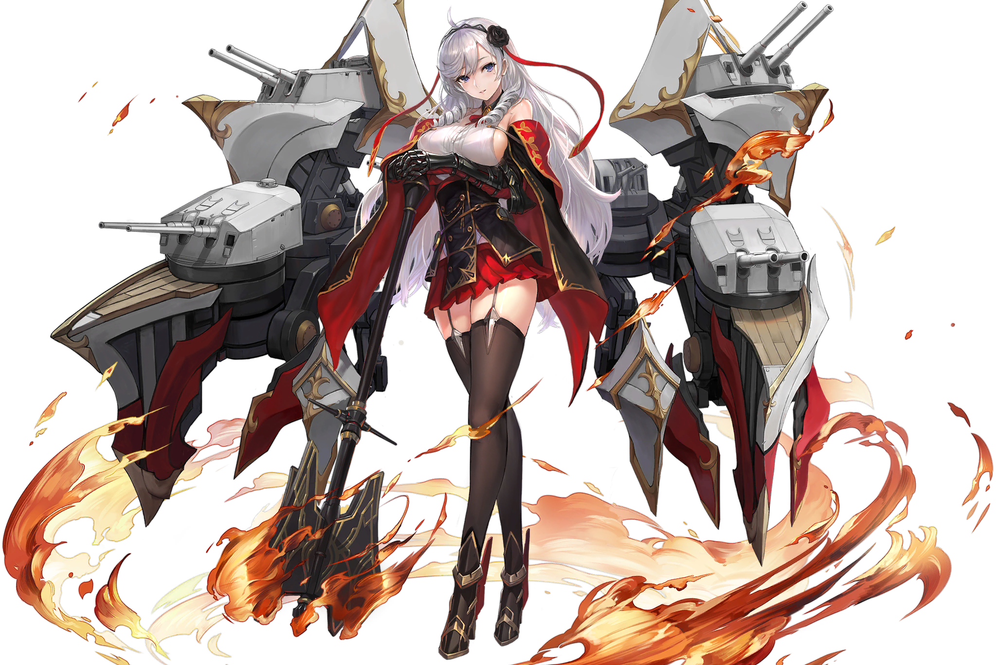  /p> p>阿尔及利亚是一名维希教廷阵营的超稀有级重巡舰娘,原型为