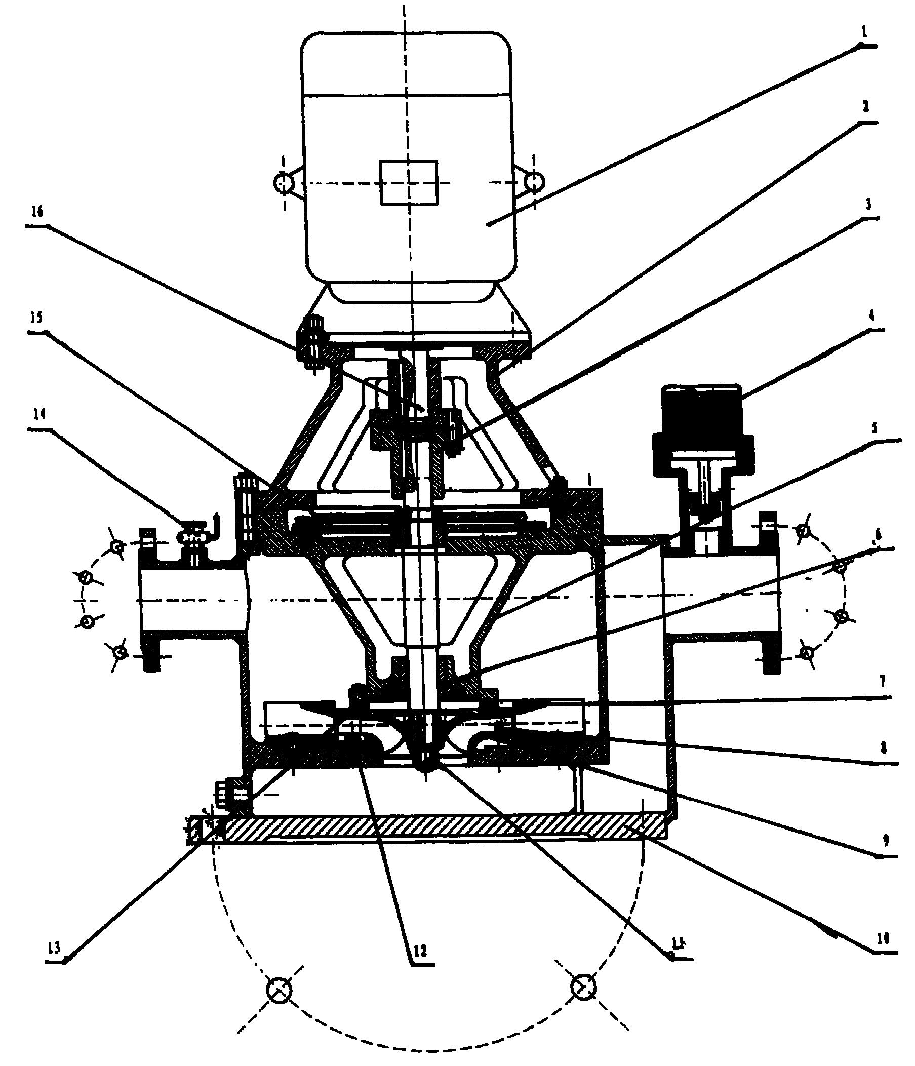 立式可粉碎自吸排污泵