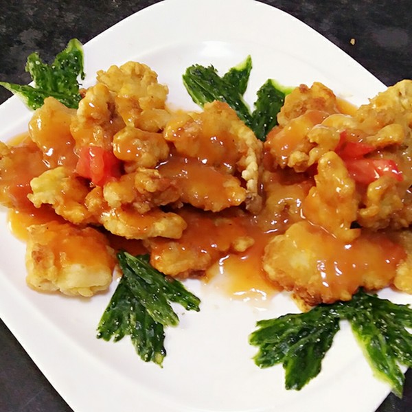 花开富贵牡丹鱼片