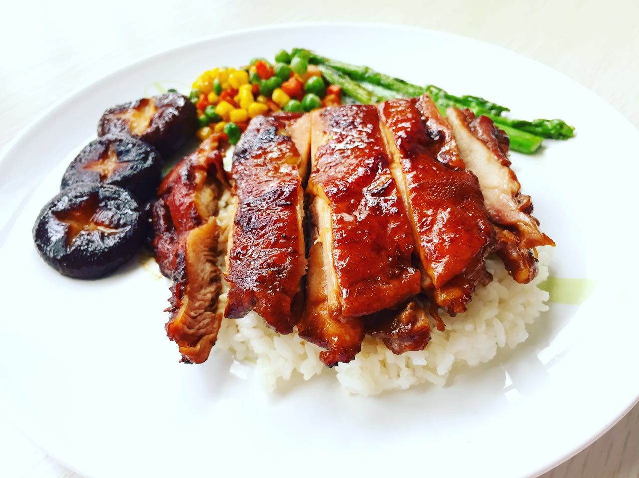 蜜汁照烧鸡腿饭