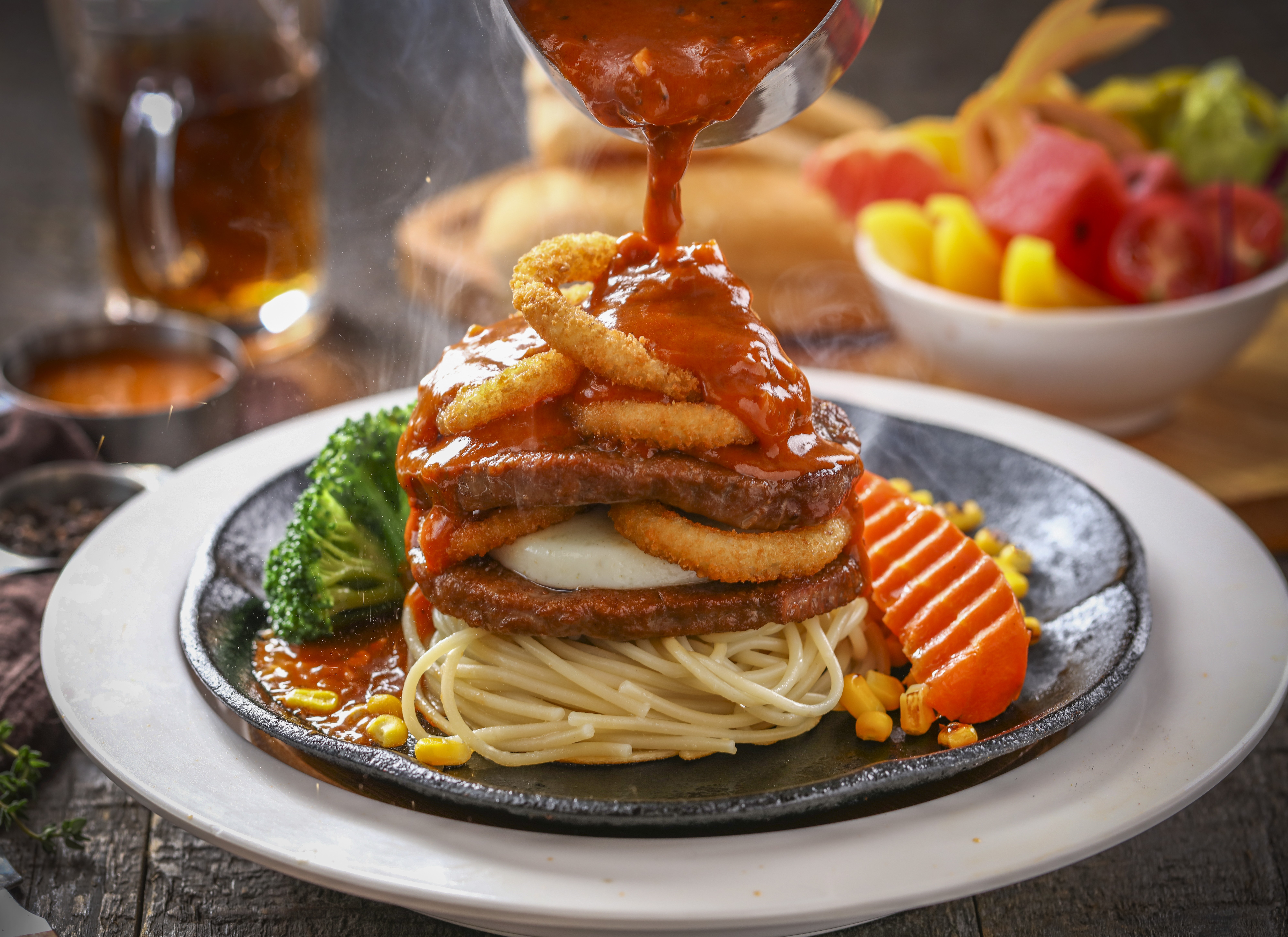  p>汤姆家的牛排,西餐厅全国连锁品牌.