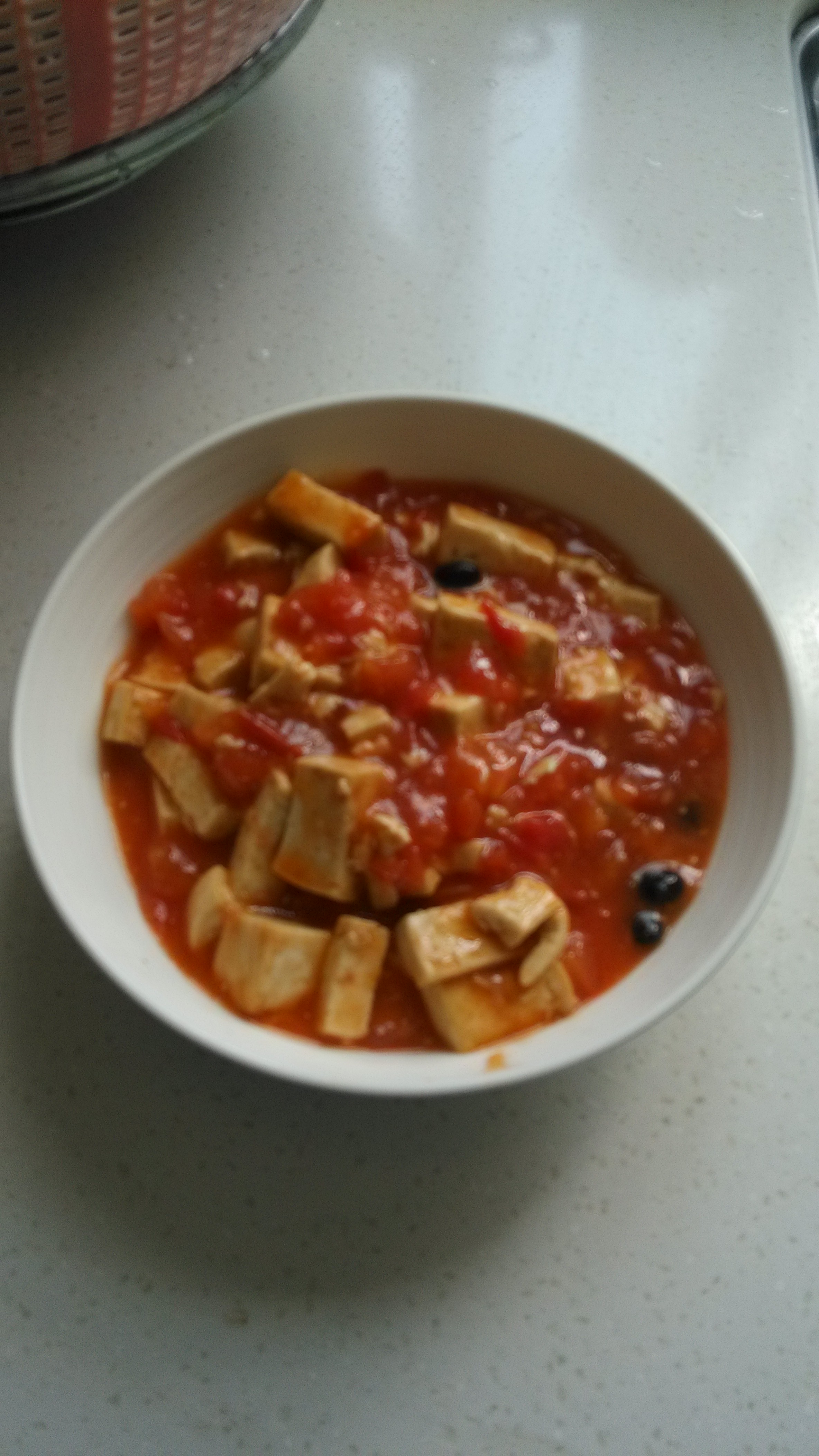 番茄豆腐鸡蛋煲