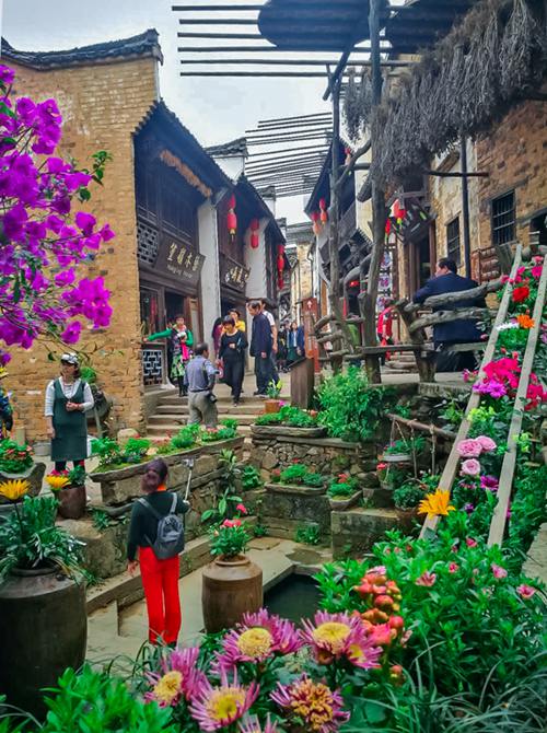  p data-id="gnfdy9qkg1">篁岭鲜花小镇位于江西省上饶市婺源县婺源