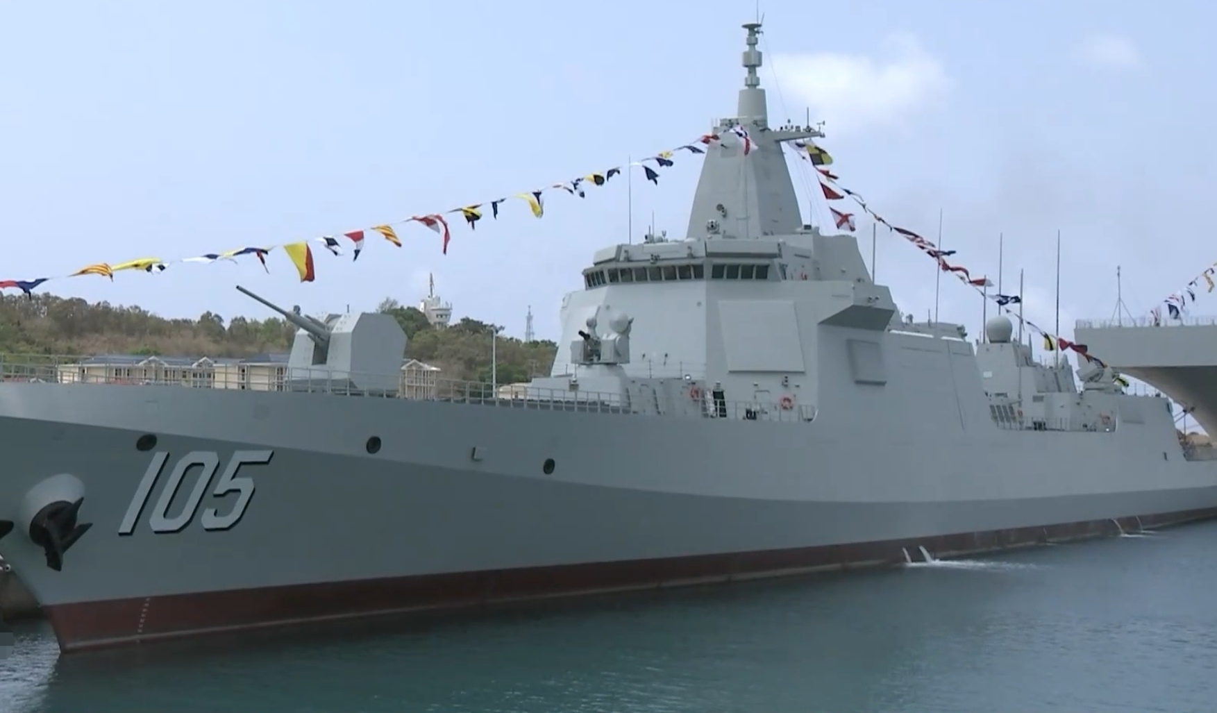 army navy ship dalian,舷号:105,简称:中国海军105舰,大连舰),是中国