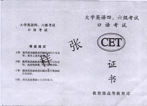 英语四六级口语考试