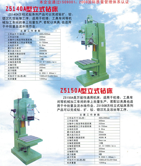  p>z5132a立式钻床,机床型号是z5132a,最大钻孔直径是Ф32mm. /p>