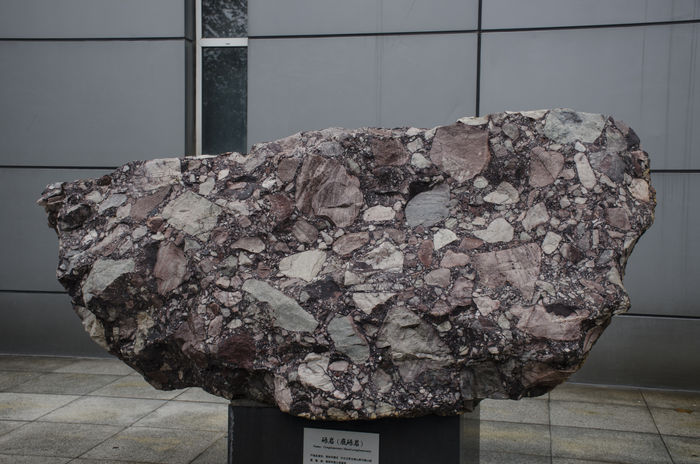  p>砾岩(conglomerate)是一种由圆浑状的 a href="#" data-lemmaid="