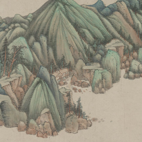 《青绿山水图》是清代画家 a target="_blank" href="/item/王鉴">