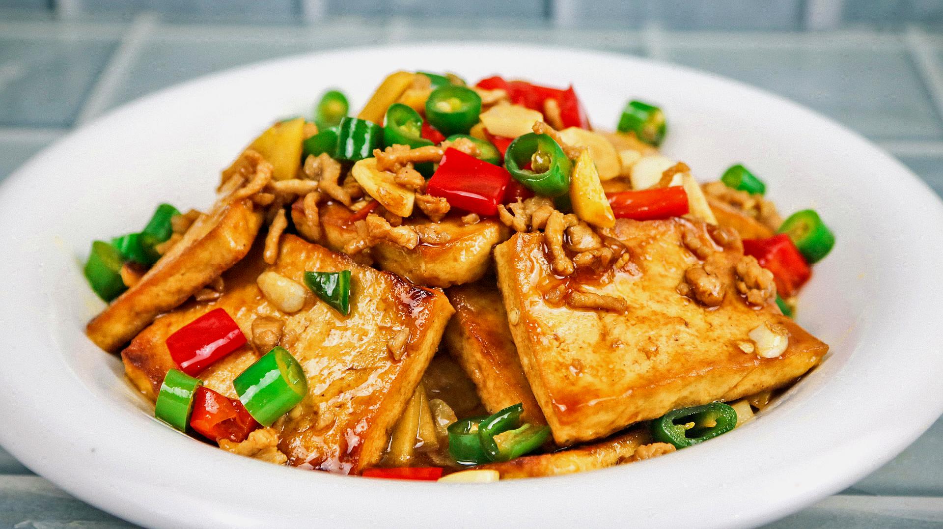 香滑豆腐羊角豆
