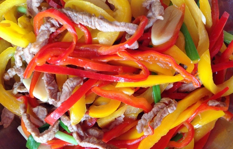 川味彩椒肉丝