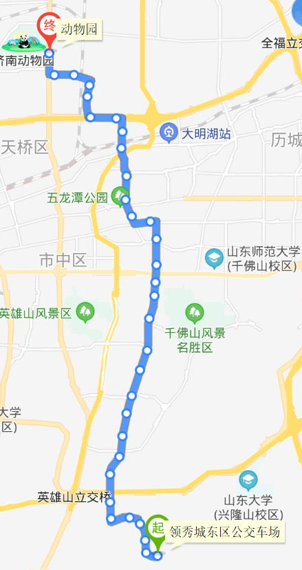 济南公交k66路