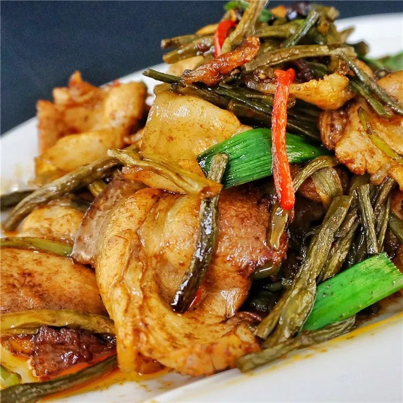 干豆角回锅肉