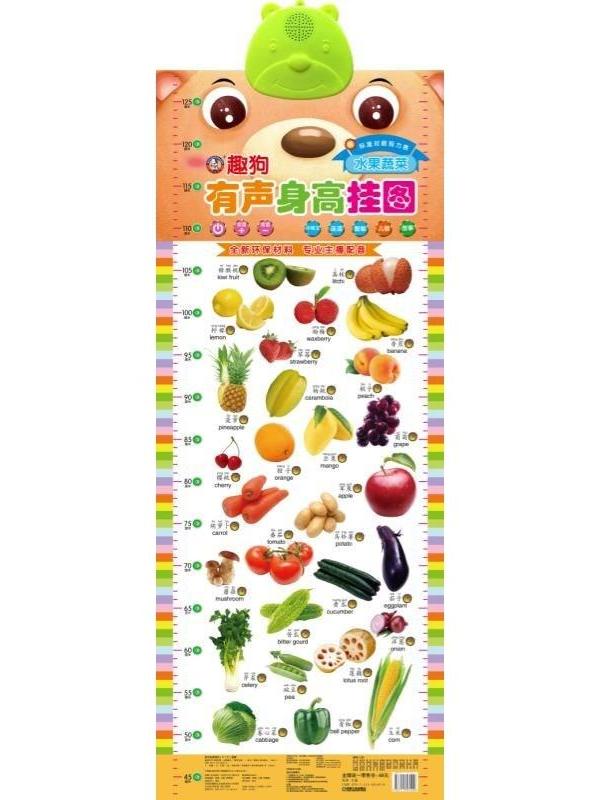 趣狗有声身高挂图·水果蔬菜
