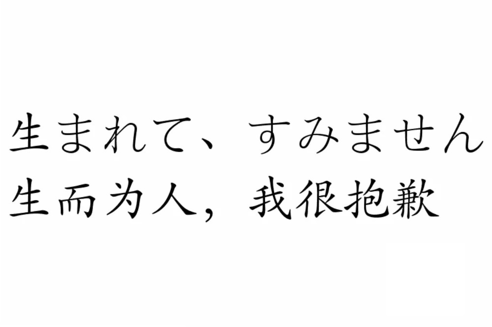 生而为人我很抱歉
