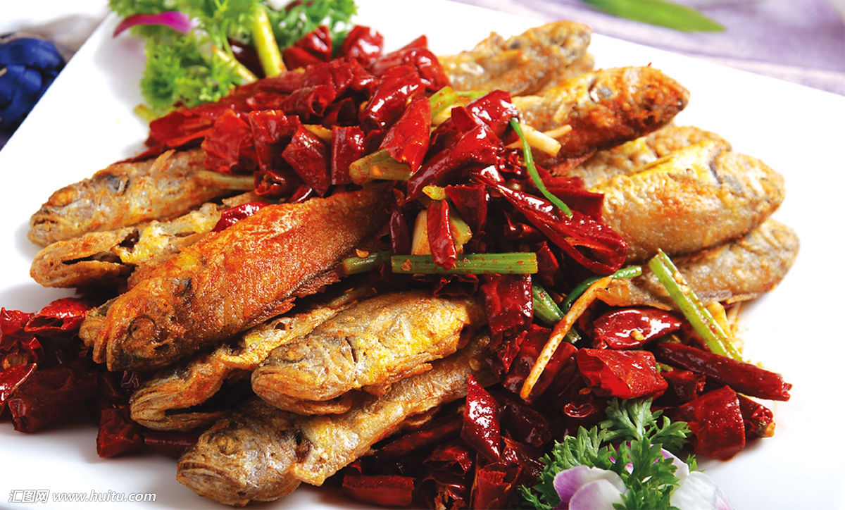 家常麻辣小黄鱼