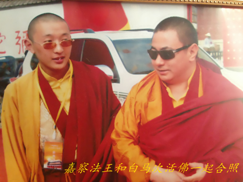 7岁的白玛次成仁波切被协庆·嘉察仁波切及诸多贤成兼备的高僧一致