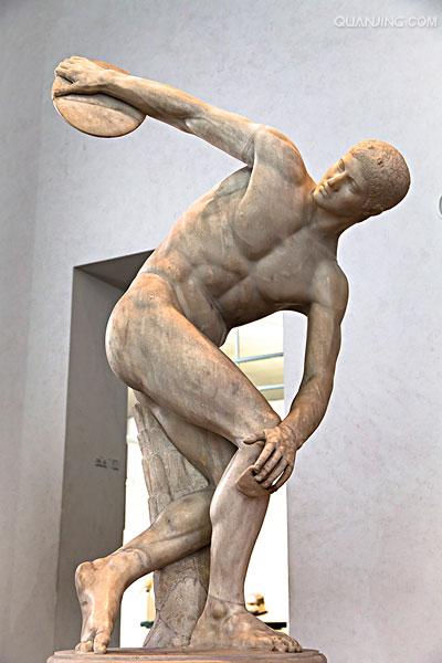 《掷铁饼者》是希腊雕刻家 a href="#" data-lemmaid="686012">米隆 