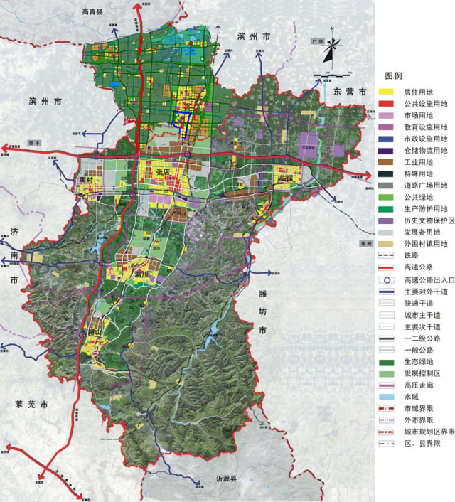 空间布局形态,一般可以分为集中与分散两种类型,组群式城市是分散布局