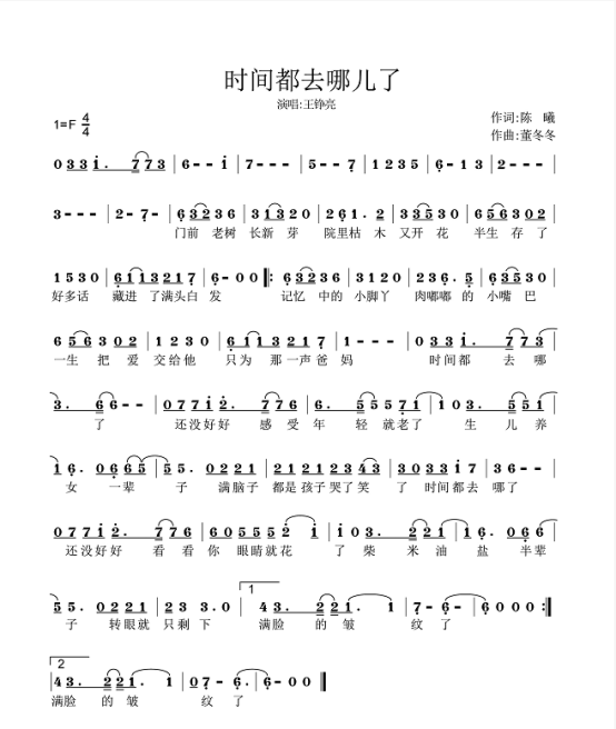 时间都去哪去了