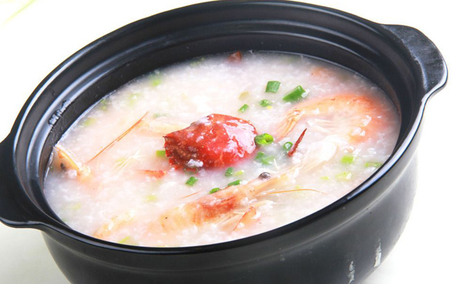 砂锅虾蟹粥