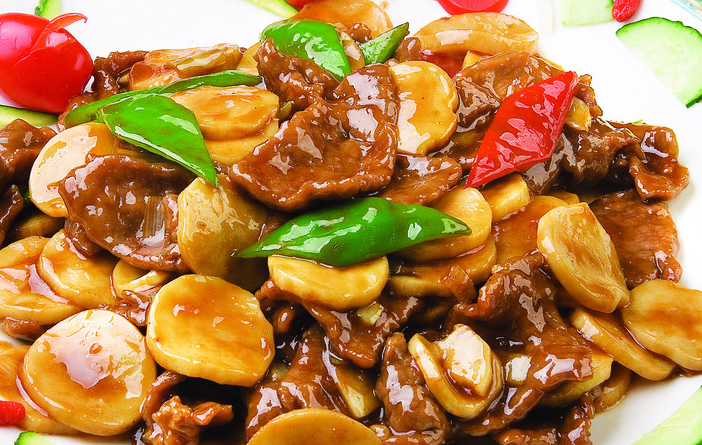 杏鲍菇炒牛肉