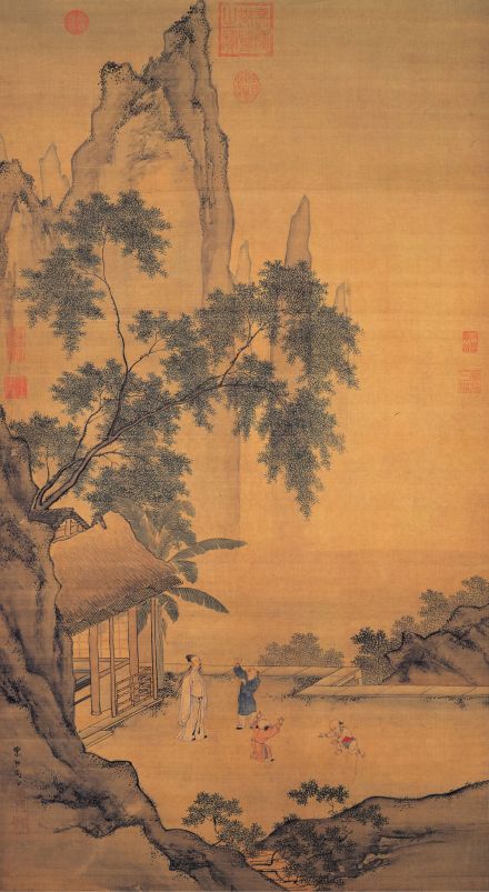 明周臣绘《杨万里诗意图》