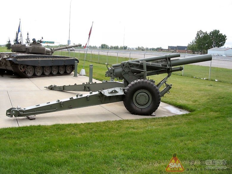 该型榴弹炮由炮身,反后坐装置和炮架等部分组成.