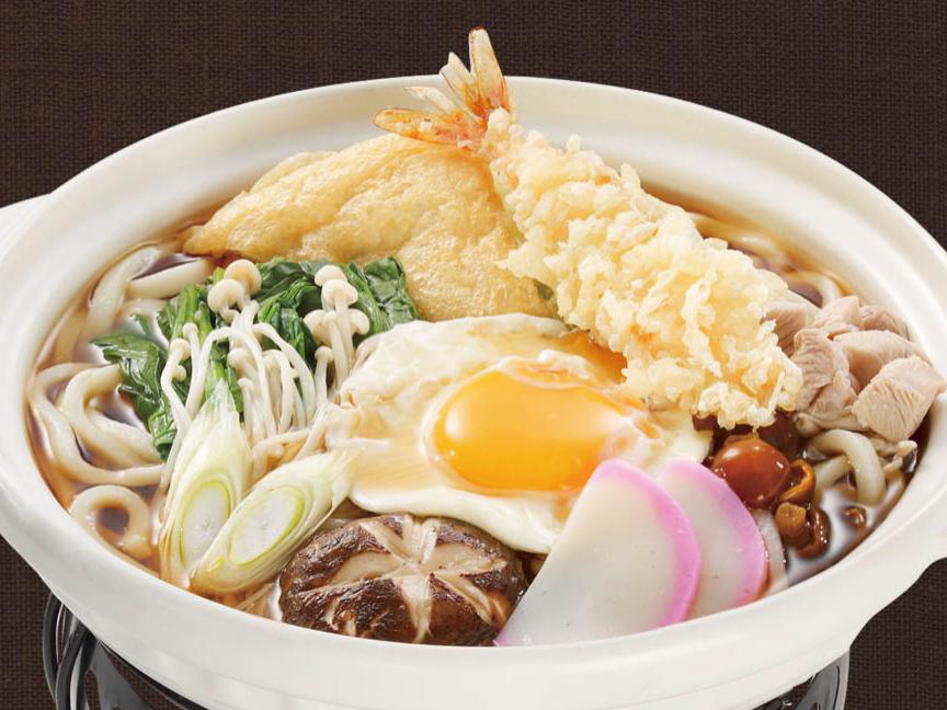 咖喱海鲜乌冬面