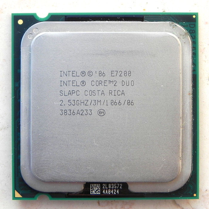intel酷睿2双核e7200(盒)
