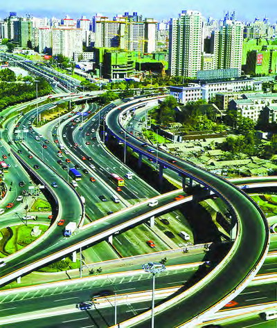 北京西直门立交桥