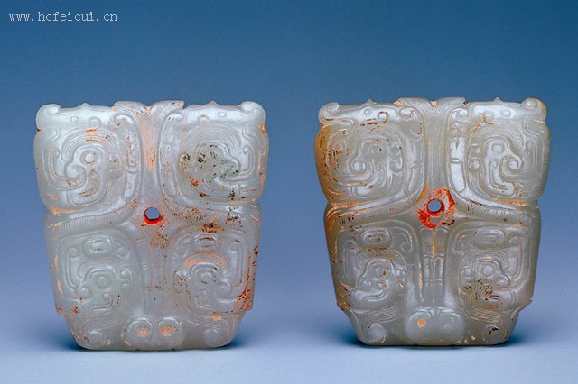 西周兽面纹玉佩