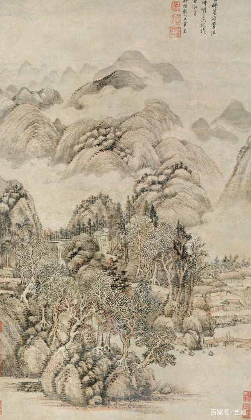 国画技法25：山水画中云的画法_百科TA说